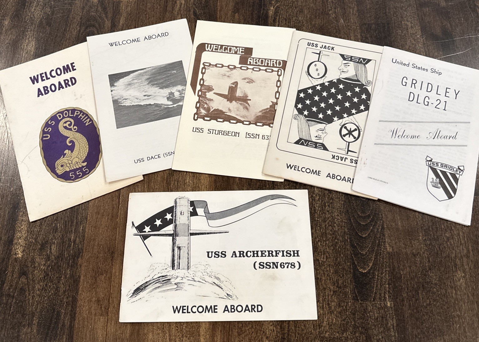 VINTAGE US Welcome Aboard Brochure US NAVY Lot