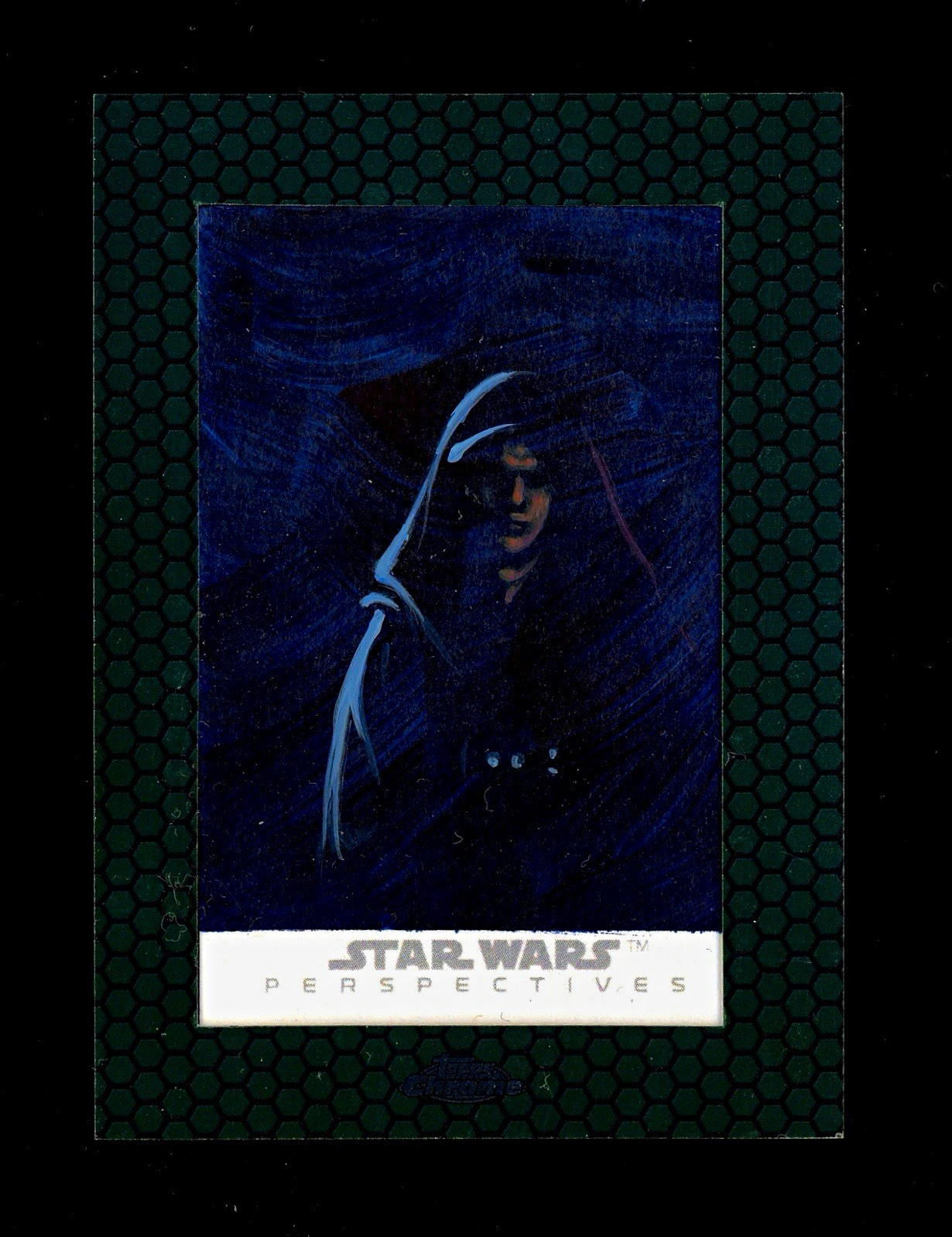 2014 TOPPS STAR WARS CHROME PERSPECTIVES ANAKIN SKETCH 1/1 INGRID HARDY PAINT