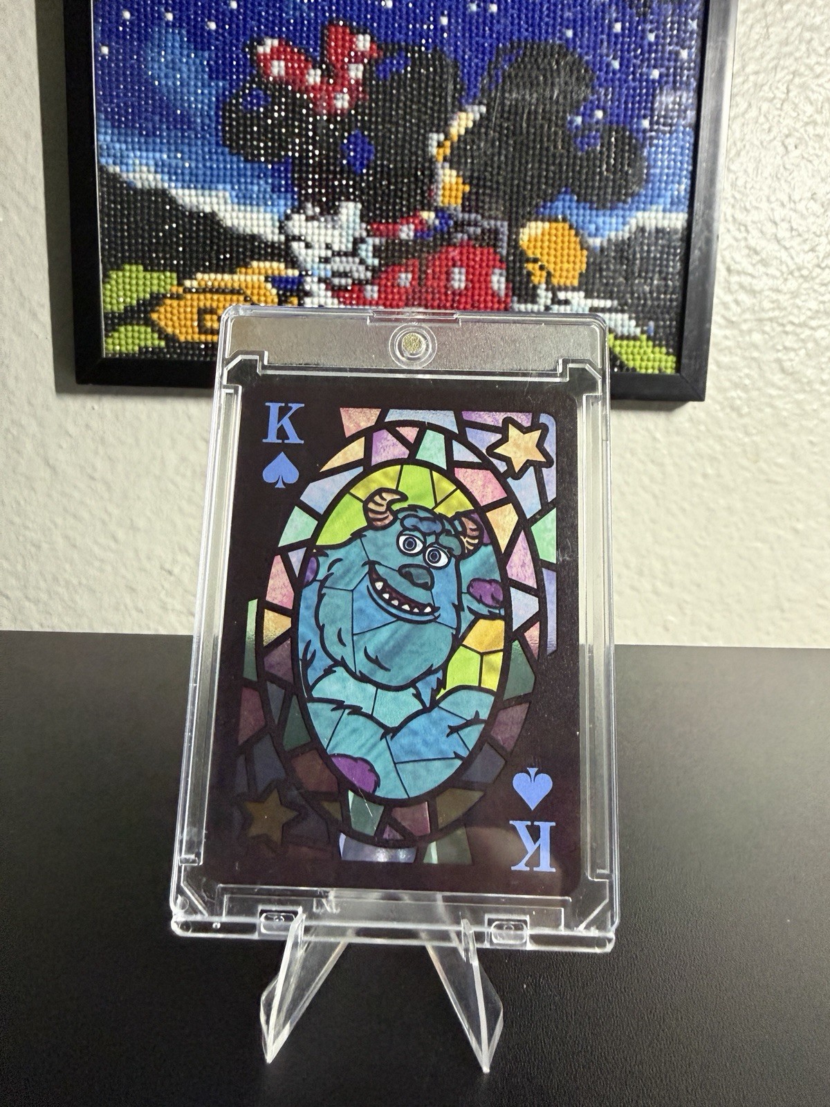 Sully DISNEY STAINED GLASS REFRACTOR 2023 Disney 100 Tenyo JAPAN Monsters Inc
