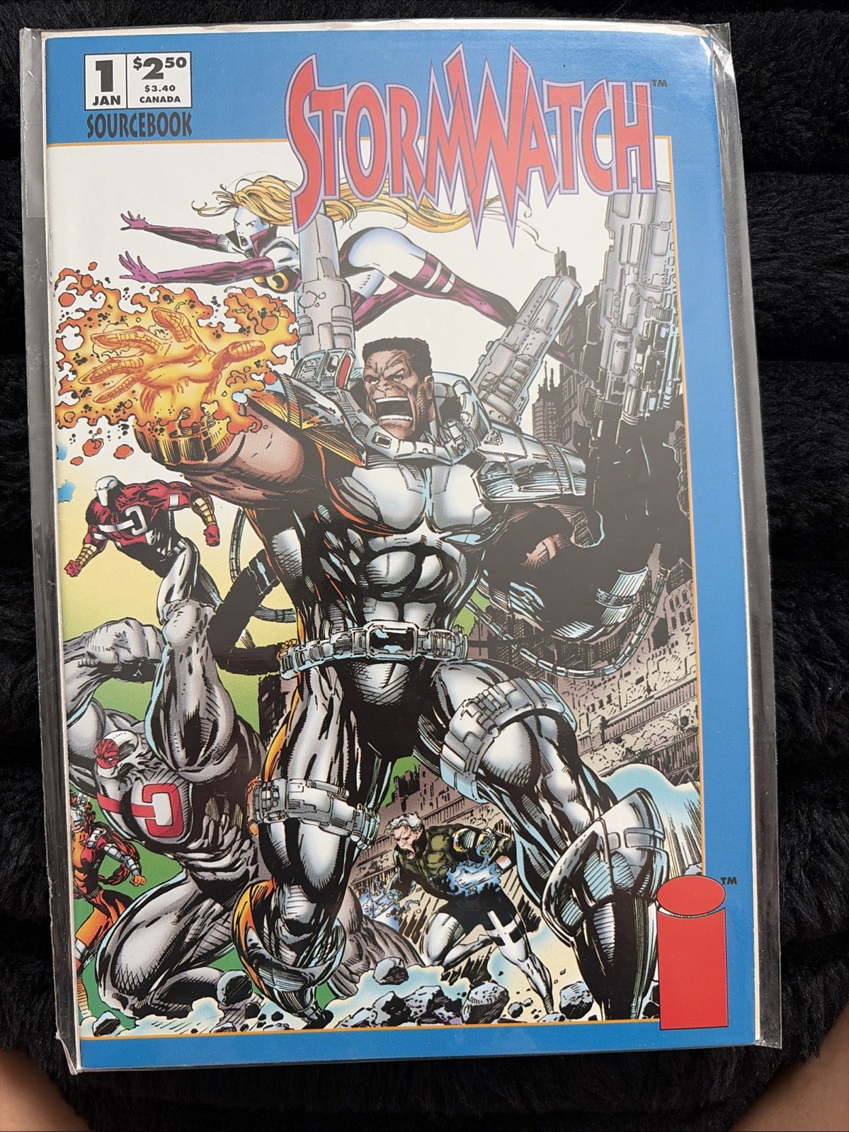Stormwatch Sourcebook #1 (Jan 1994, Image 1st. Printing Signed Trvor Scott