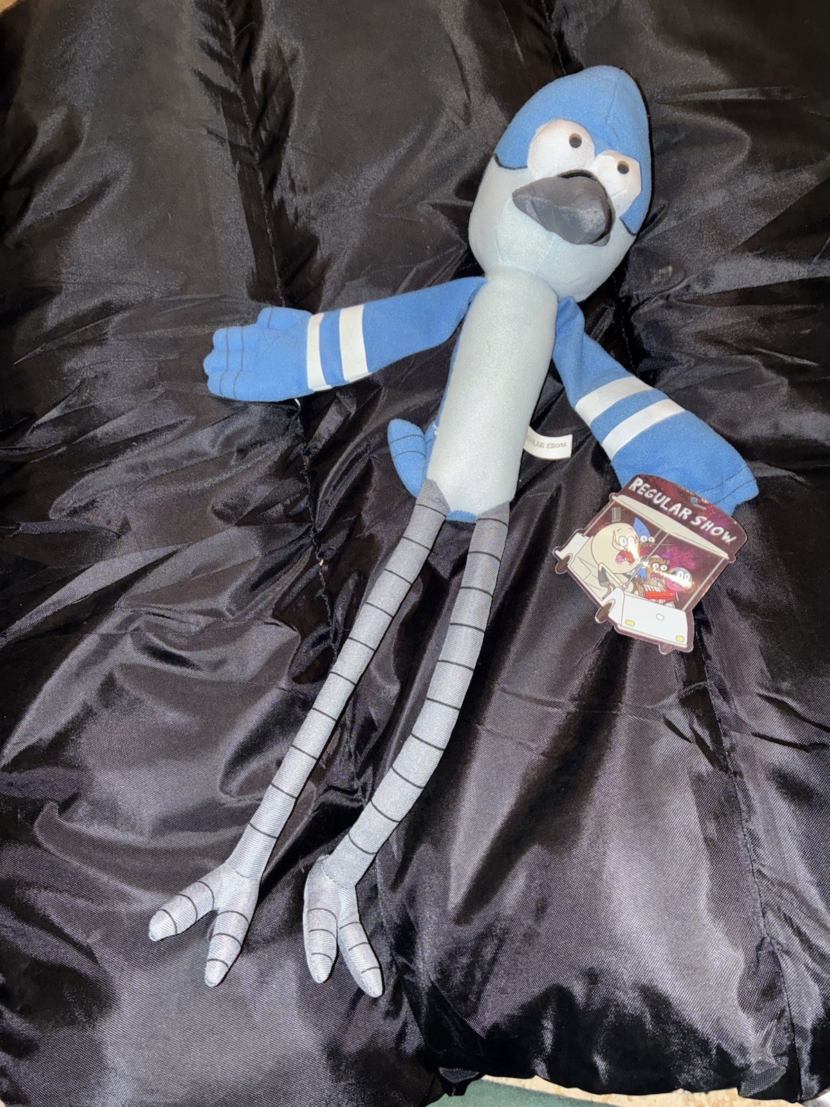 Regular Show Mordecai Blue Bird Plush Fabric Stuffed Toy 2014 NWT