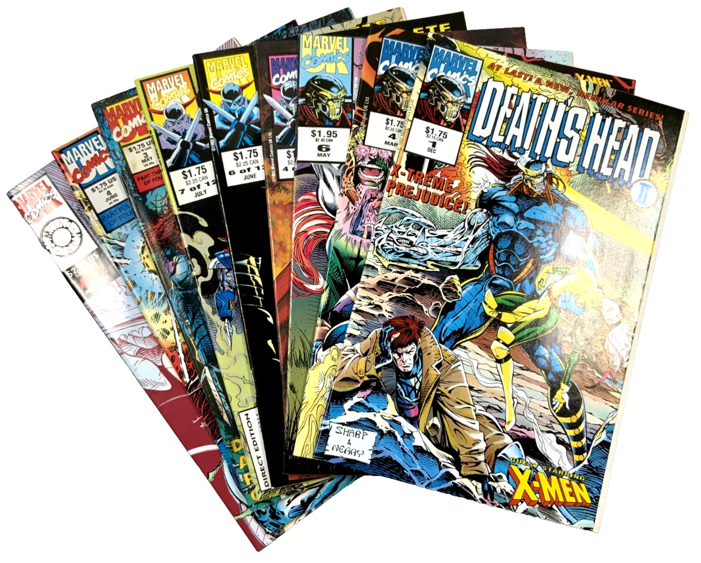 Marvel DEATH'S HEAD Misc Lot (1992-93) VF to NM - Ships FREE
