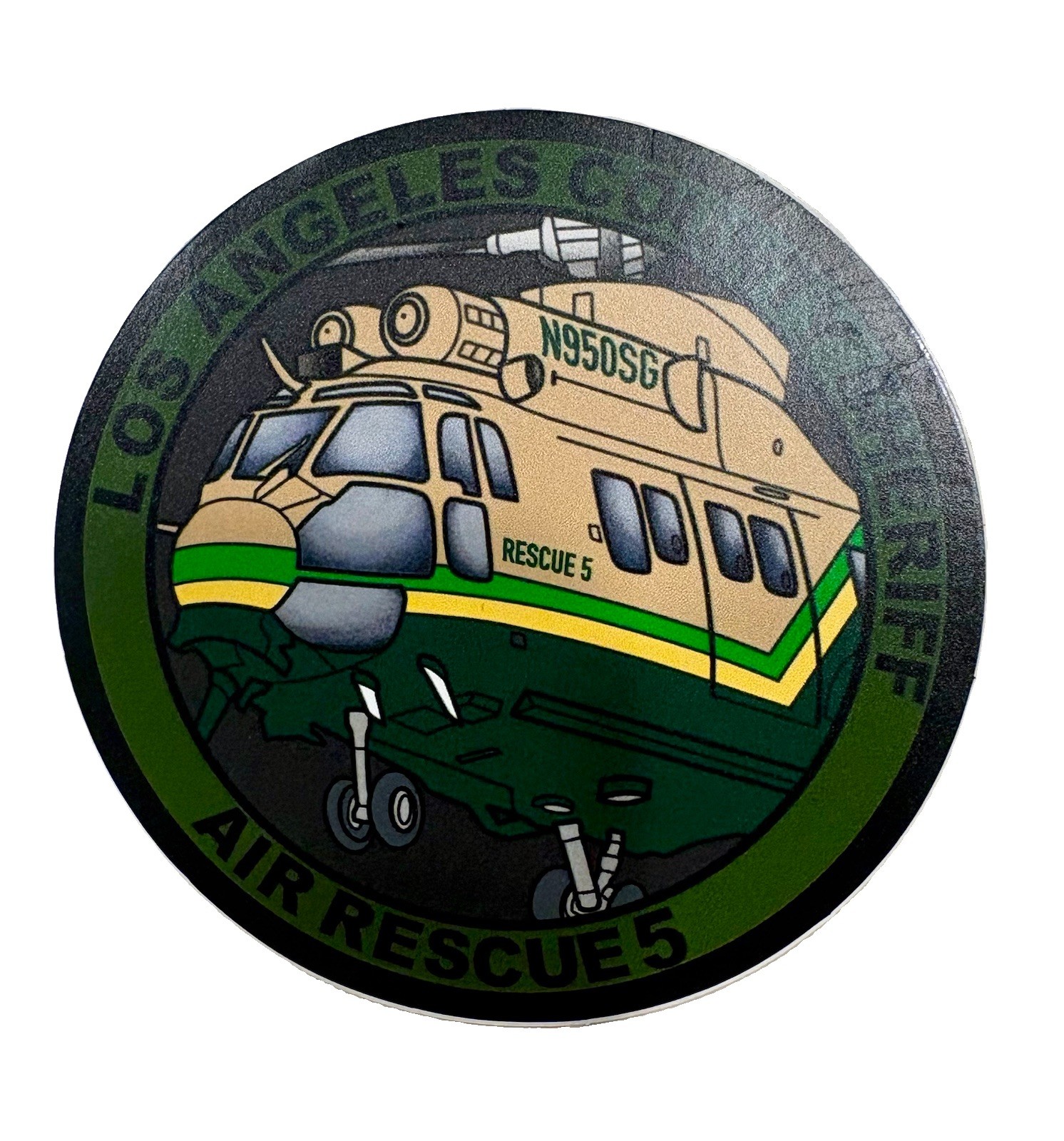LASD-Los Angeles County Sheriff Air Rescue 5 Decal 3”