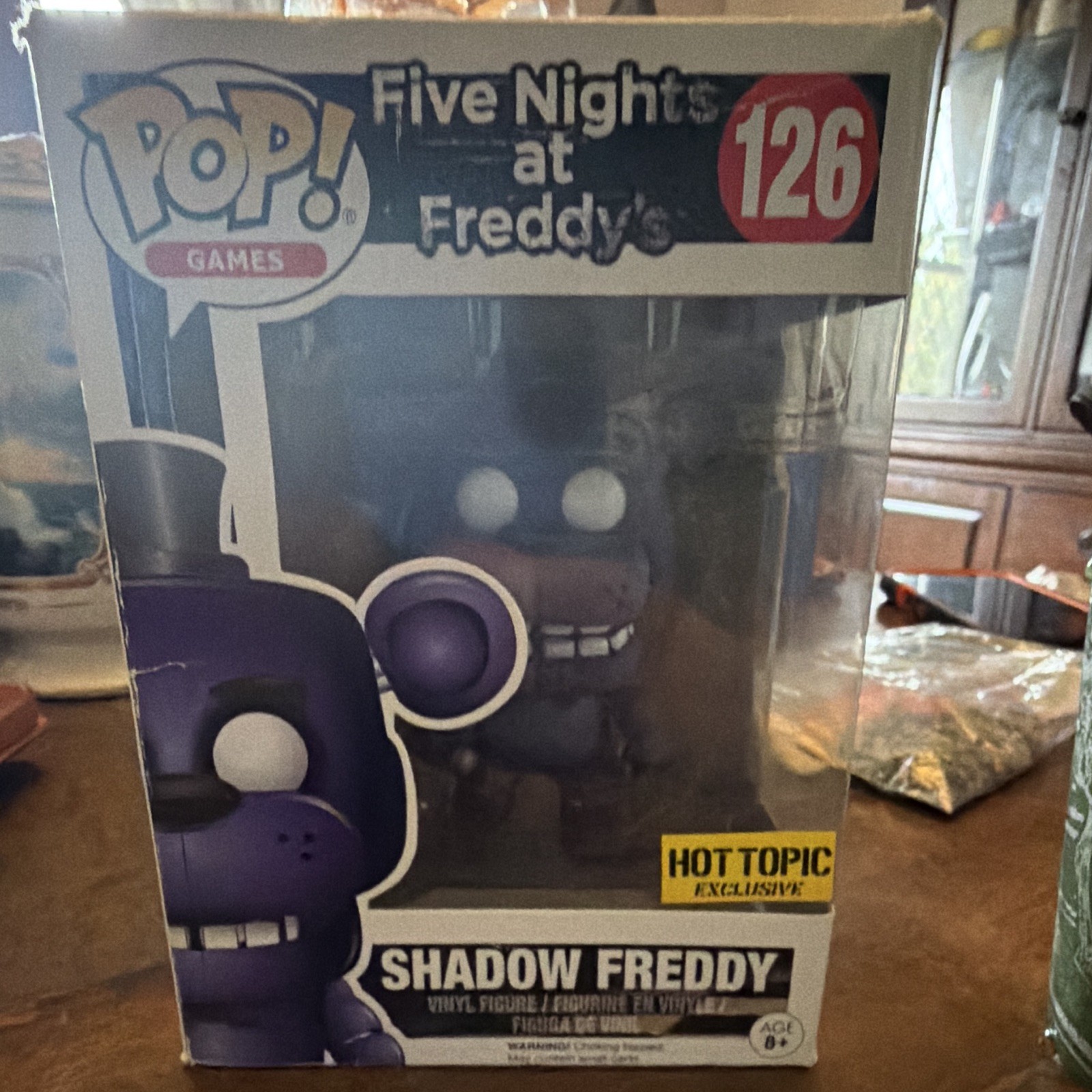Funko Pop Five nights At Freddy’s Hot Topic #126 Shadow Freddy
