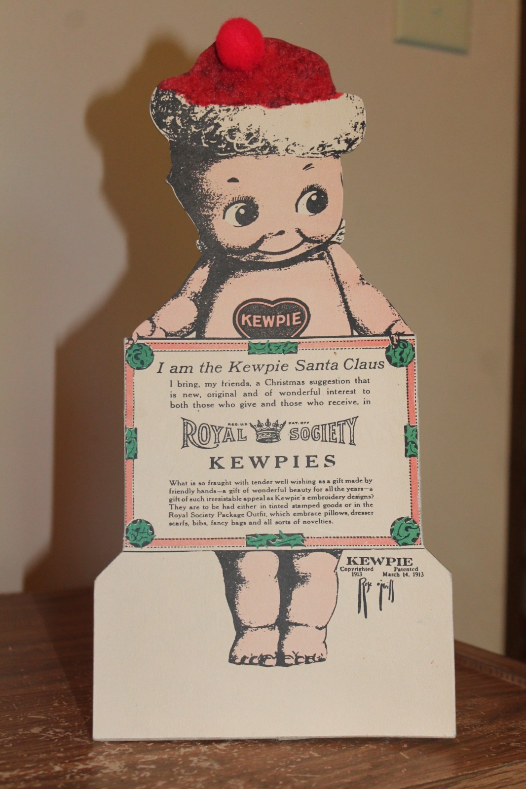 Santa Clause Kewpie Club Poster