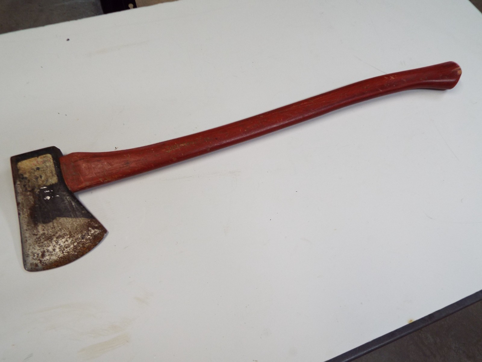 Vintage Plumb Super Scout Axe,W. ORIGINAL  WOOD HANDLE