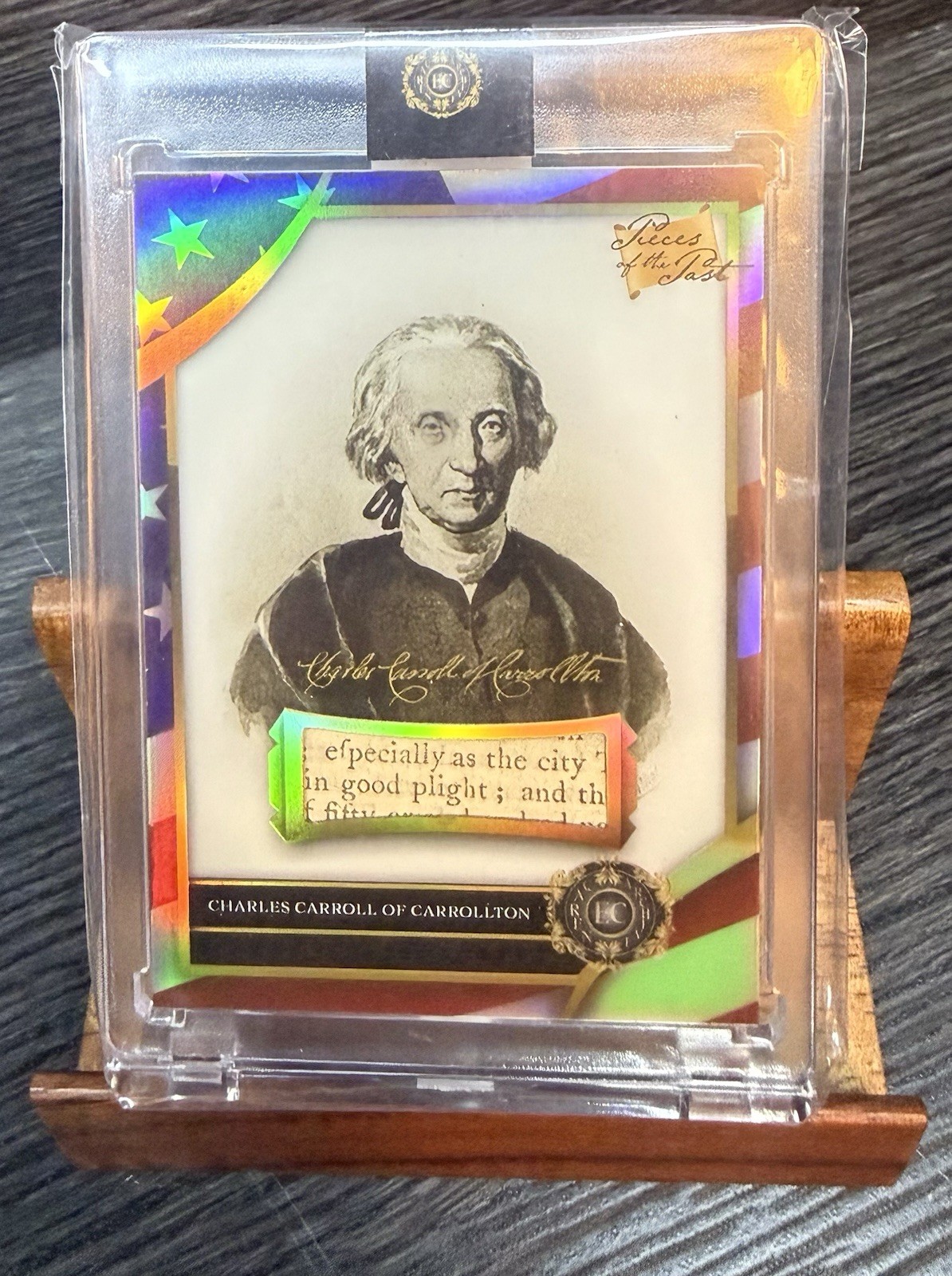 Relics Of The Past 1776 Charles Carroll Of Carrollton Flag Parallel Magazine