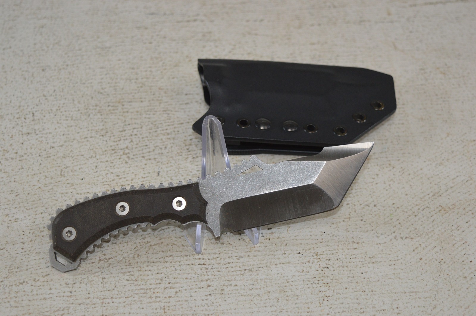 DSK Tactical Vulcan Tanto Chisel Fixed Bladed Survival Knife