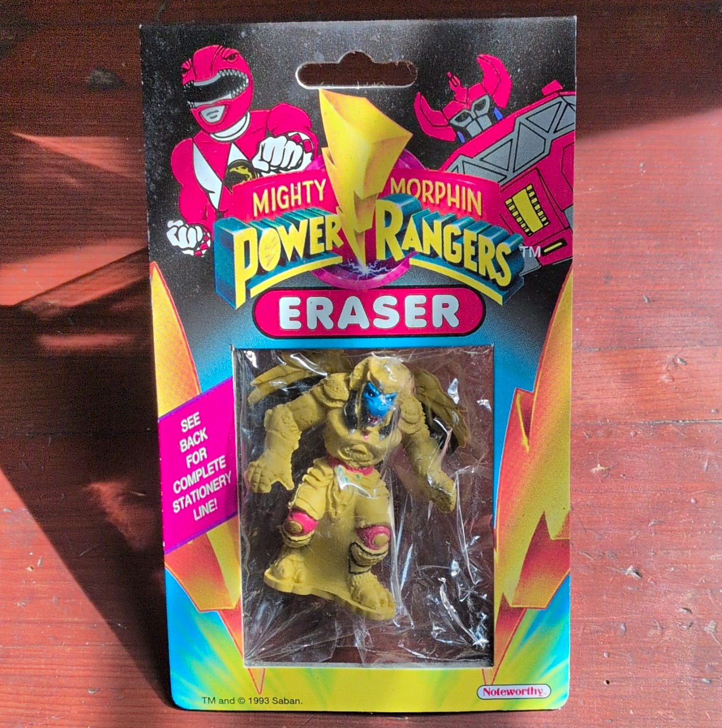 Noteworthy Vintage Goldar Eraser Mighty Morphin Power Rangers MM 1087B 1993
