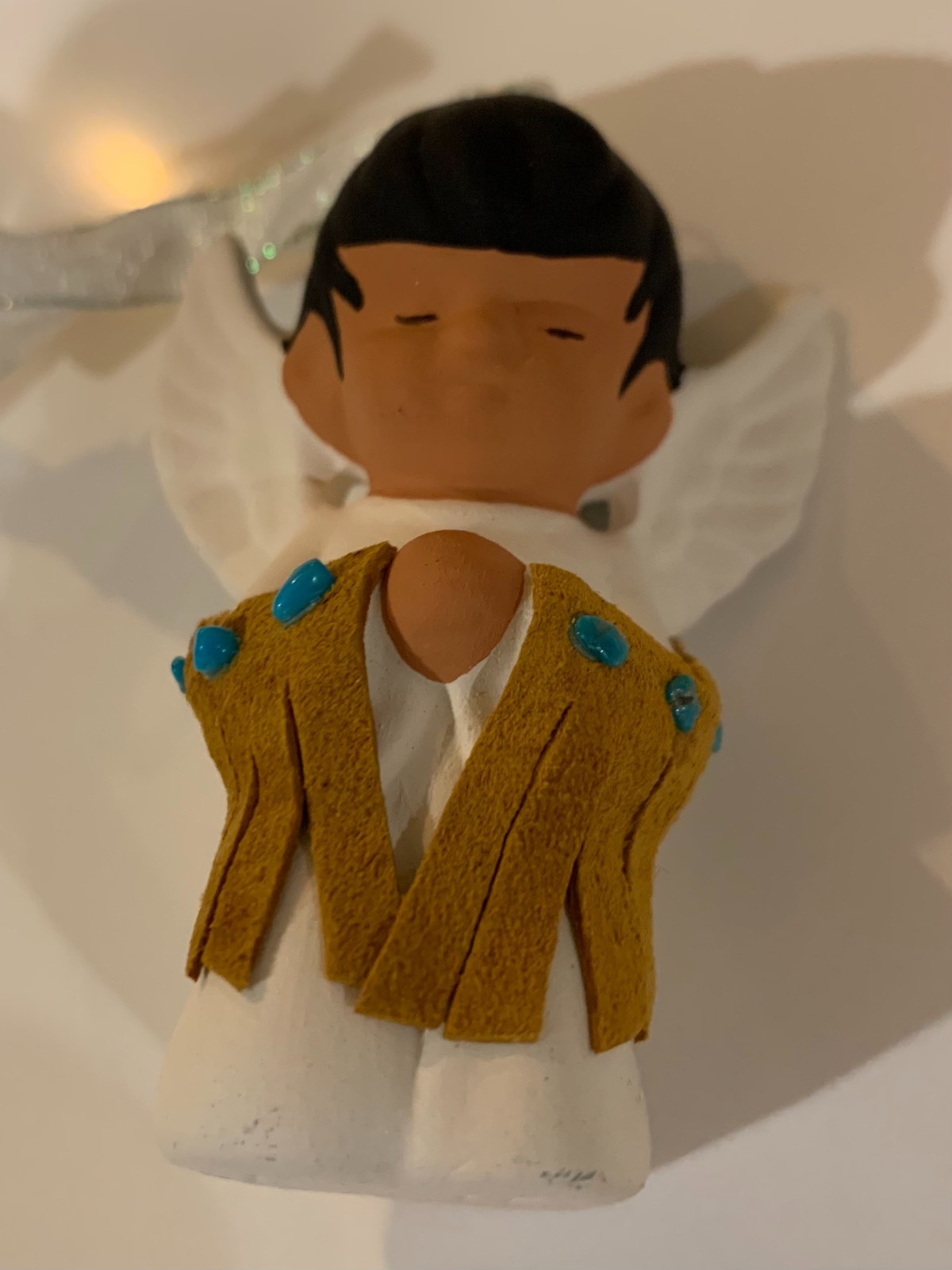 Signed Collectible Navajo Angel Christmas Ornament