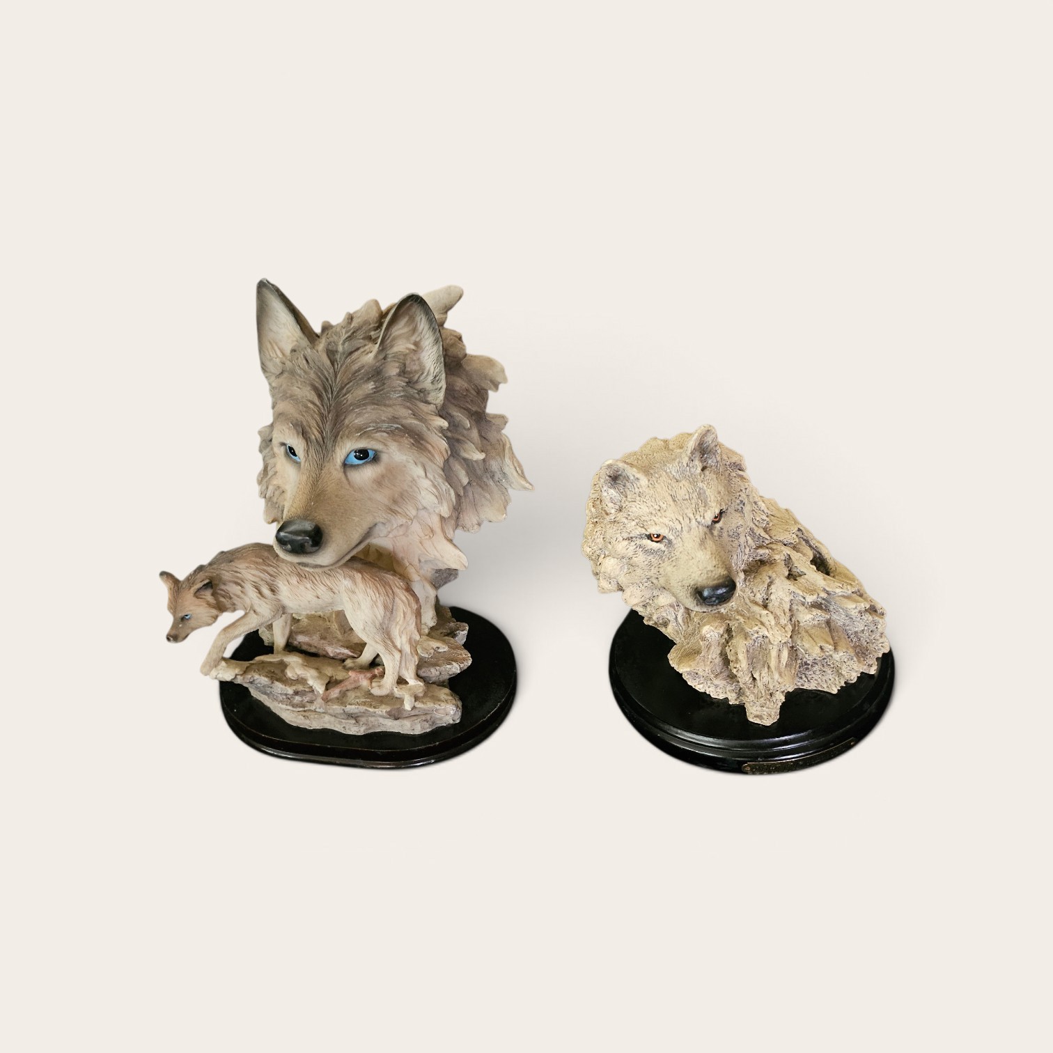 Wellington Collection Wild Wolf Head + unbranded Wild Wolf Head & Hunting Wolf
