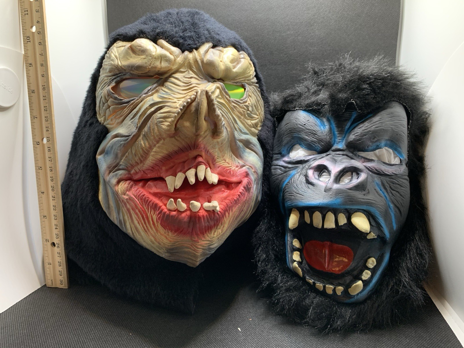Vintage Topstone Monster Mask Lot Demon Ape Gorilla Halloween Costume Latex Fang