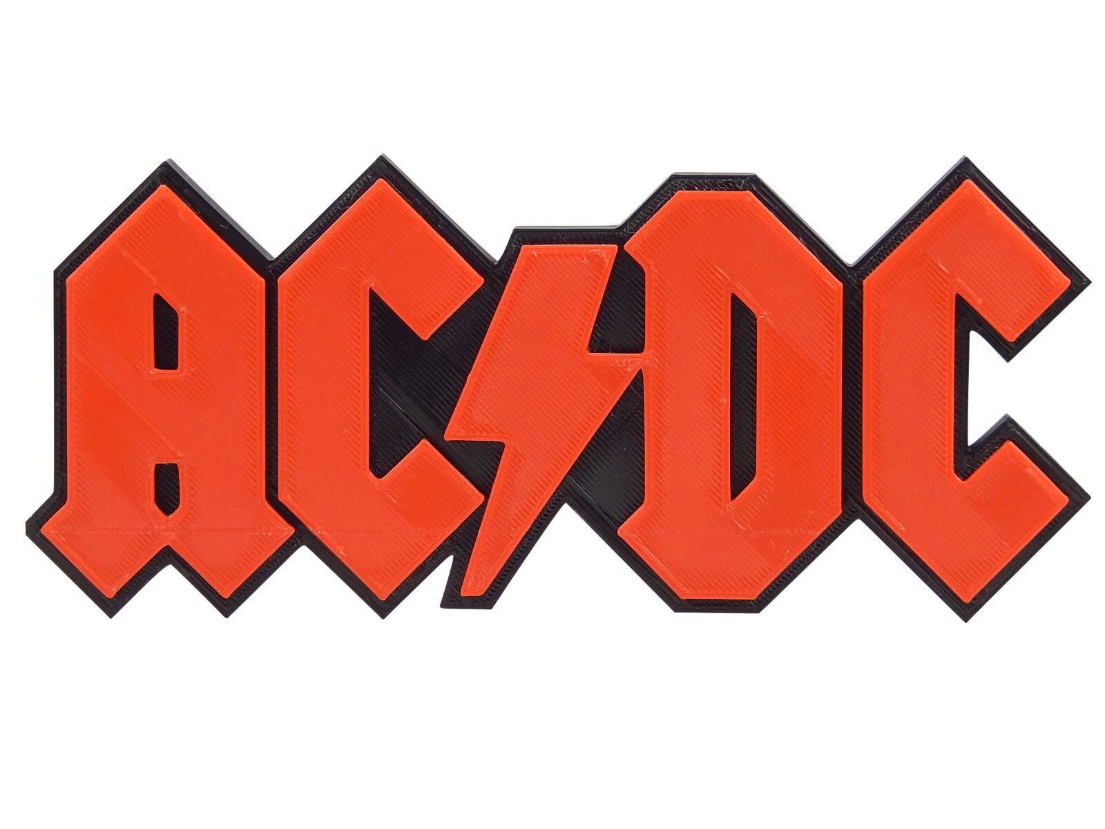 AC/DC Rock Band Logo Sign Display  3D Wall Desk Shelf Art Fan Gift 7