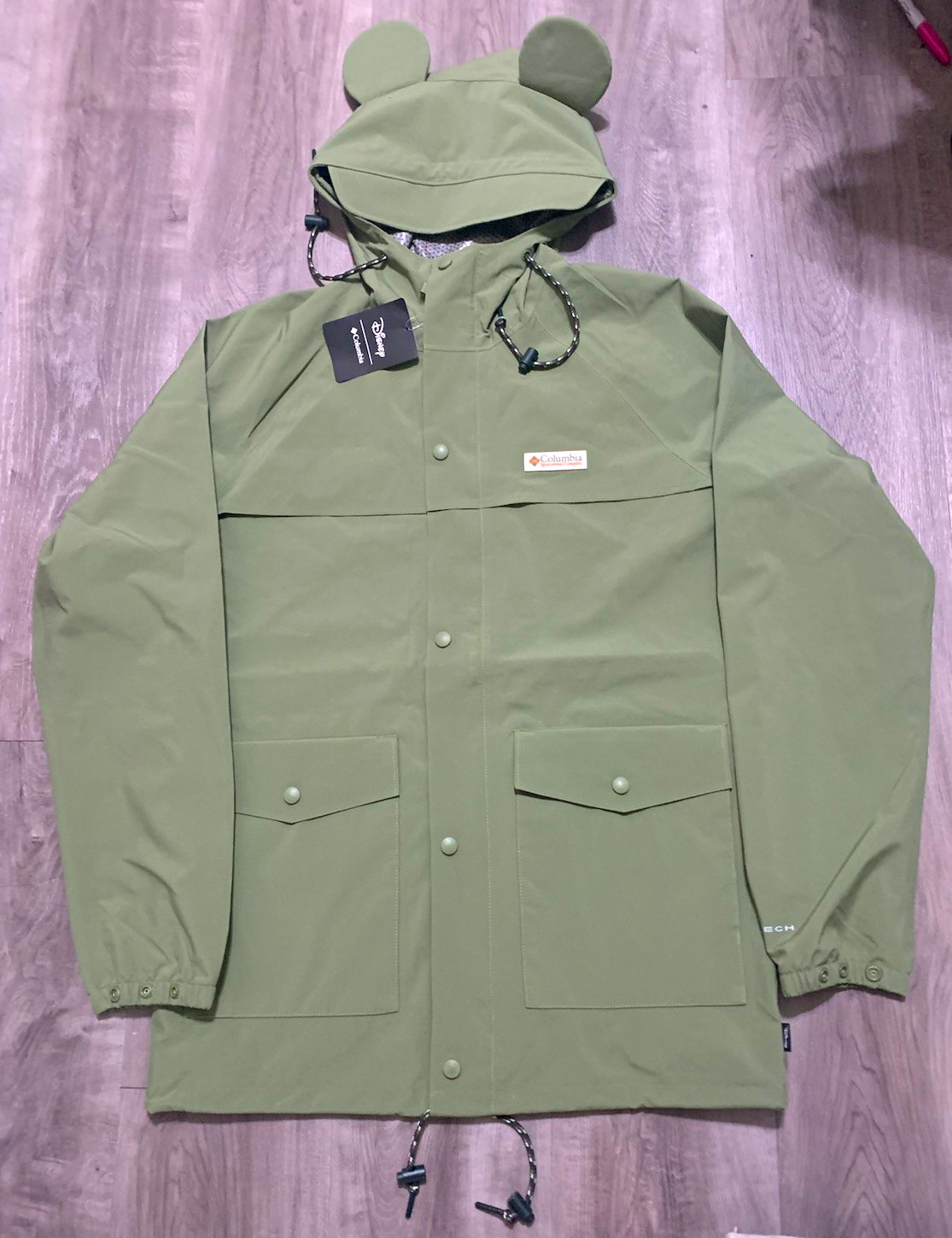 Columbia - Disney Mickey’s Outdoor Club Collection Rain Jacket - Size M - NWT