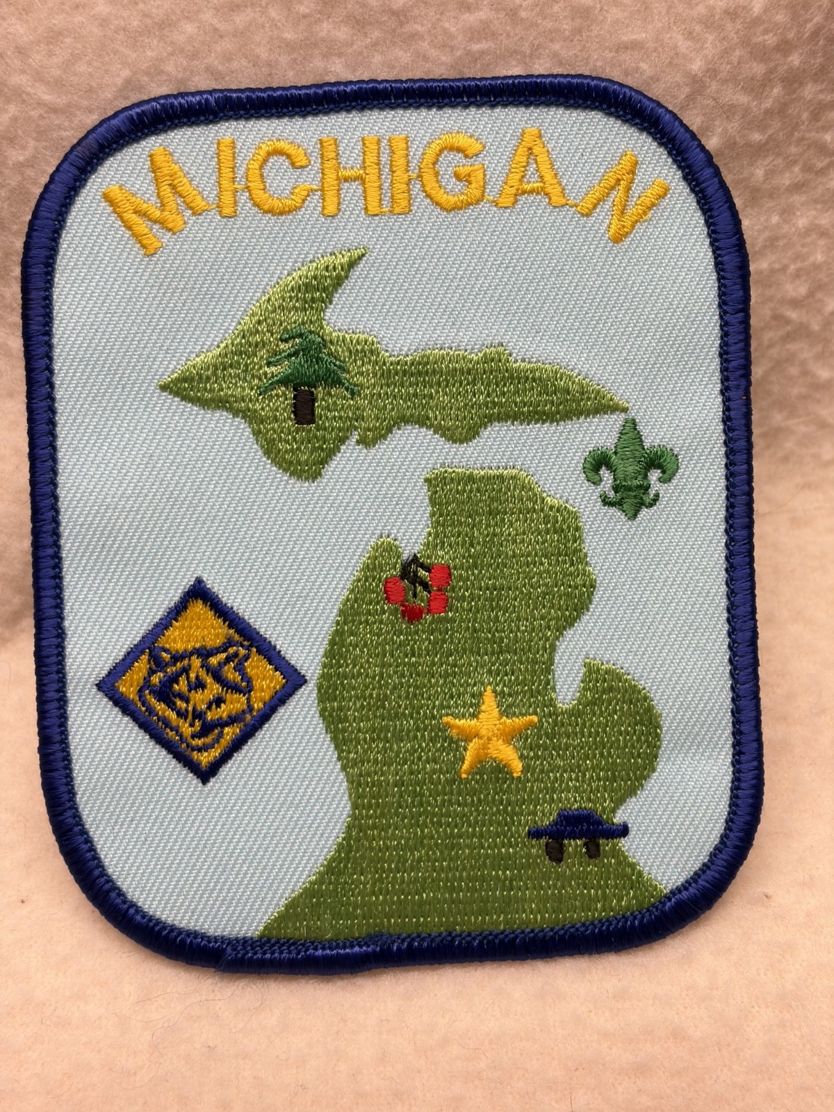 (jab-203)      Boy Scouts -  Michigan Cub Scouts / Boy Scouts  patch