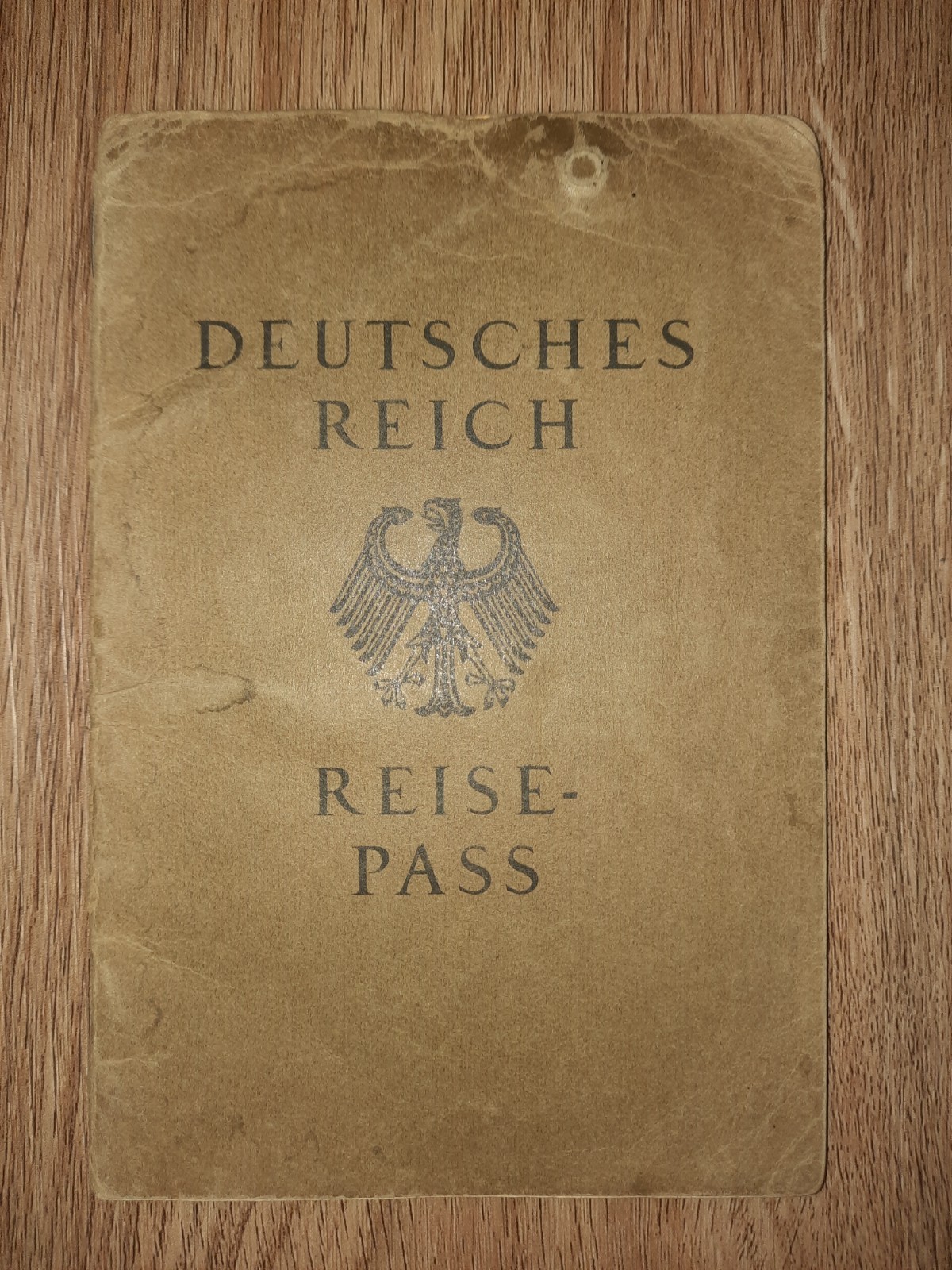 Expired 1926 German Reich / Deutsches Reich Invalid Travel Document
