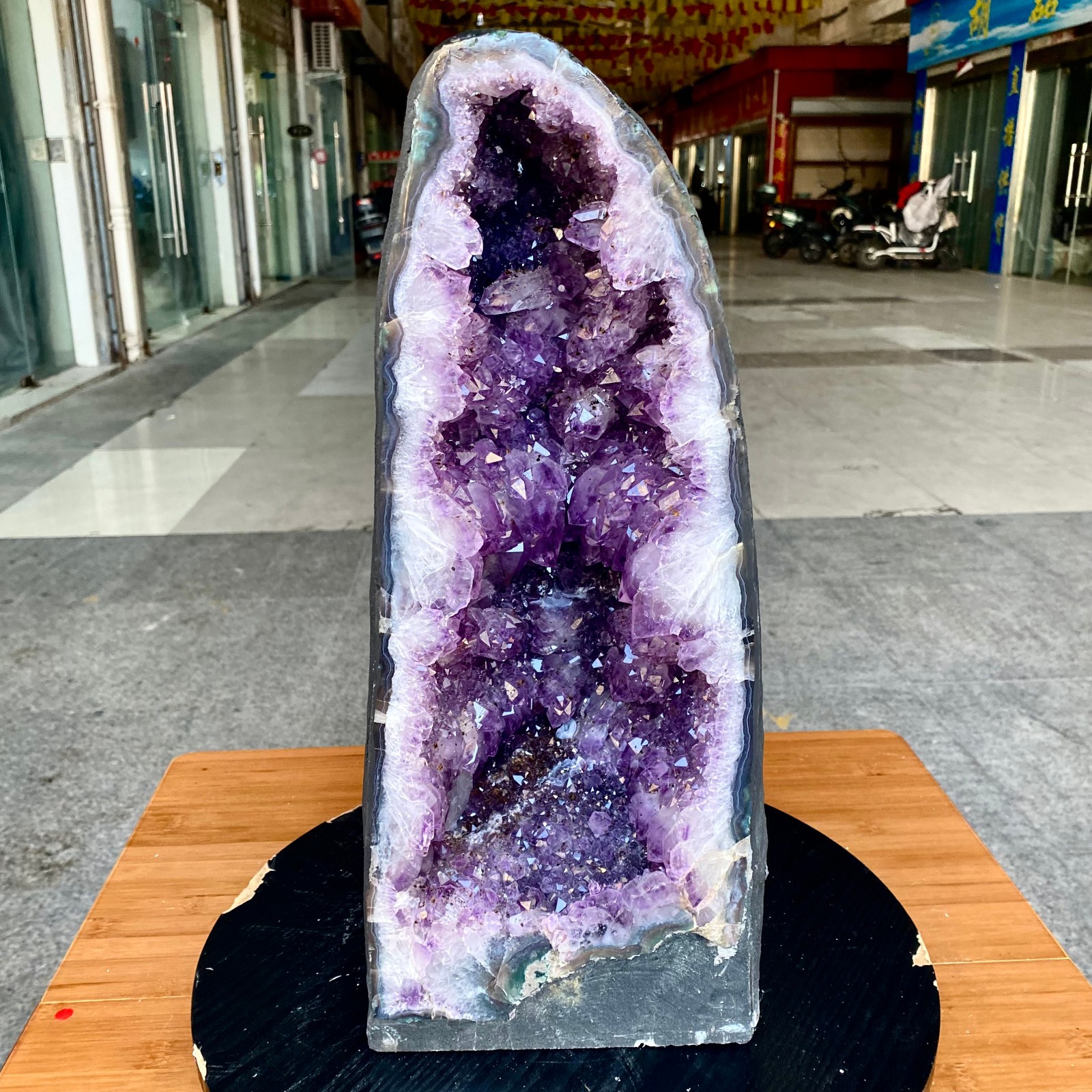 47.6LB Large natural amethyst crystal cave cathedral crystal cluster specimen-