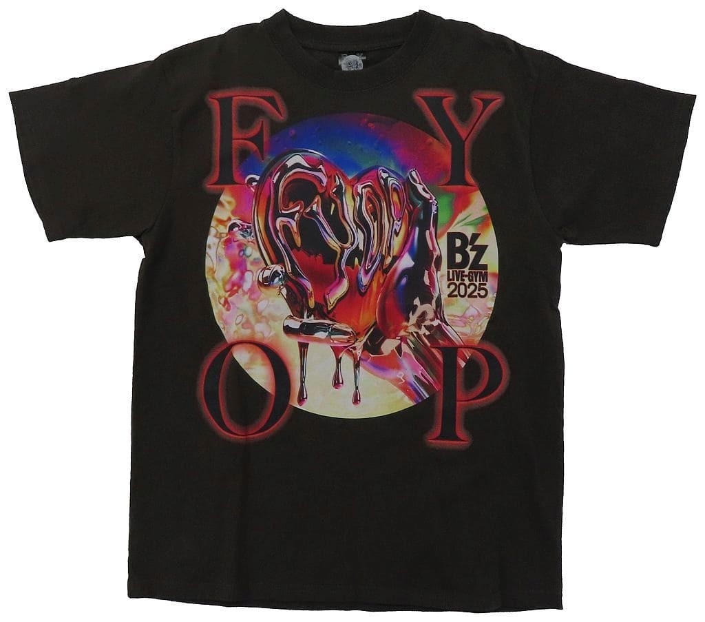 B\'z Tour T-Shirt Black M \'B\'z LIVE-GYM 2025 -FYOP-\' Japan Used Japan