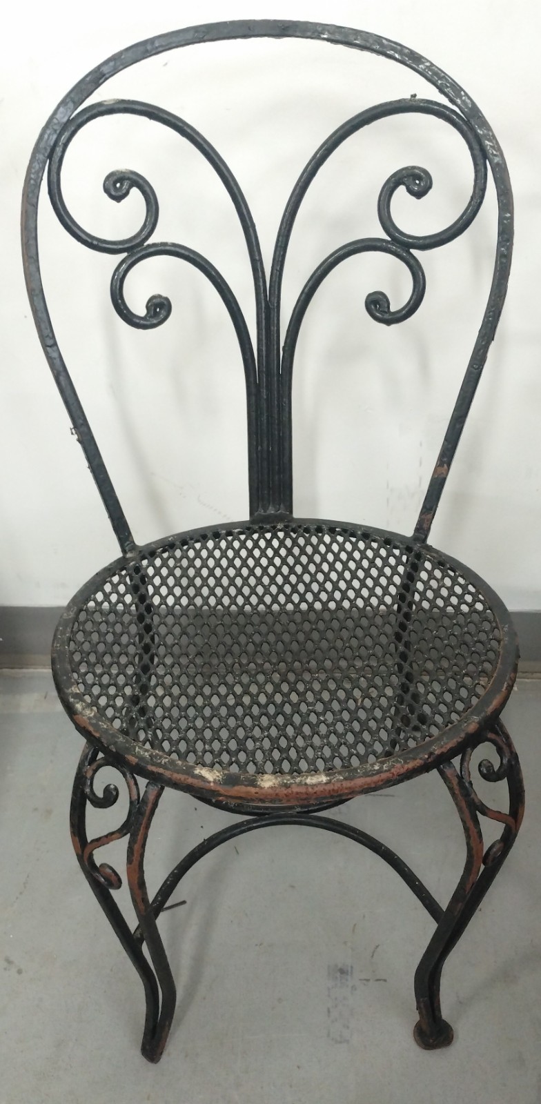 Vintage Wrought Iron Chair From Busch Gardens Amusement Park Williamsburg