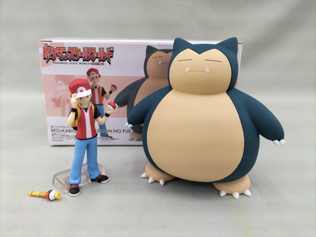 Bandai Pokemon Scale World Red Snorlax Pokemon Flute Set No Accessories