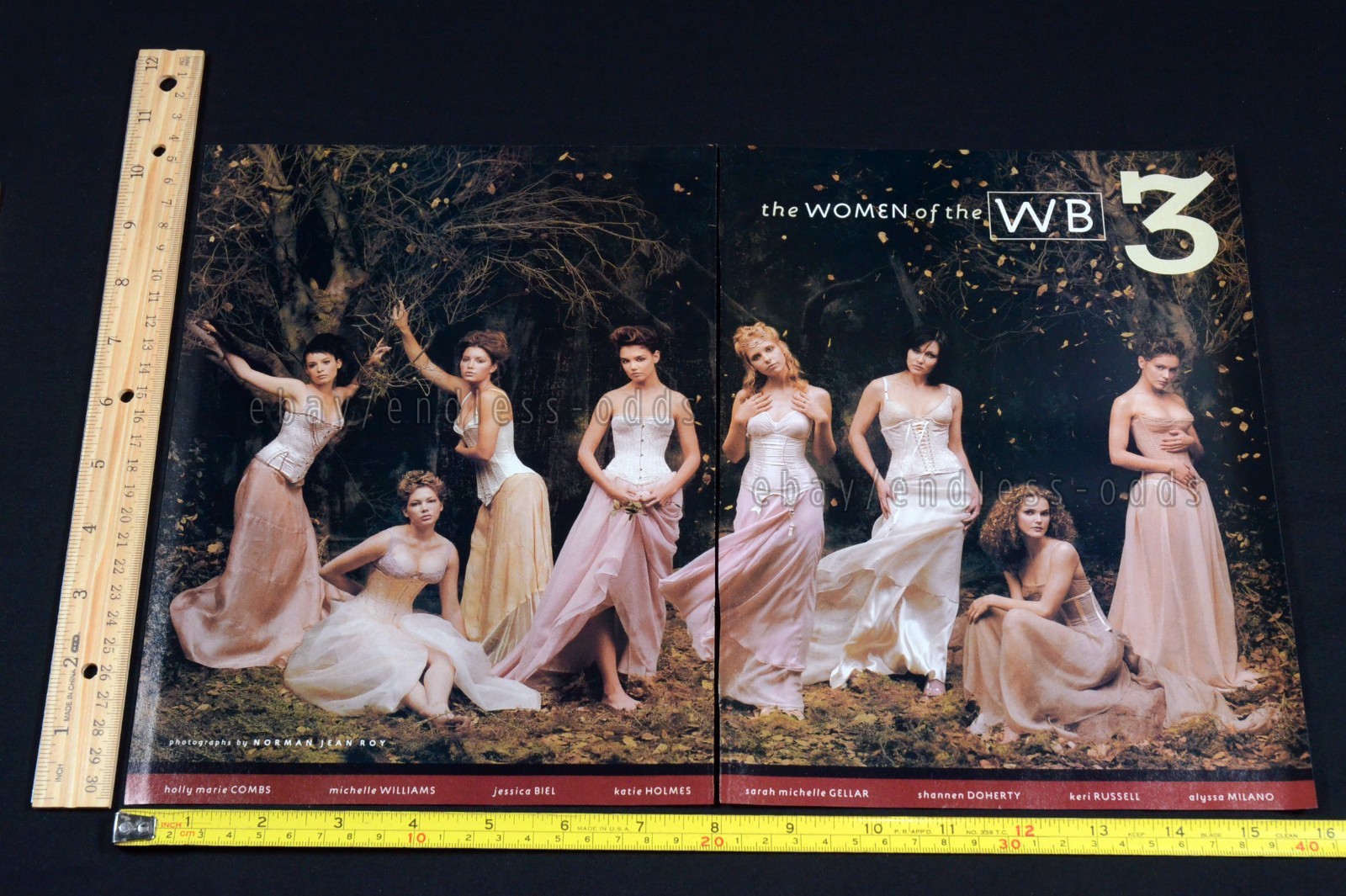 1998 Women of the WB Buffy Keri Russell Magazine Page Print Ad Poster 90s 1990s