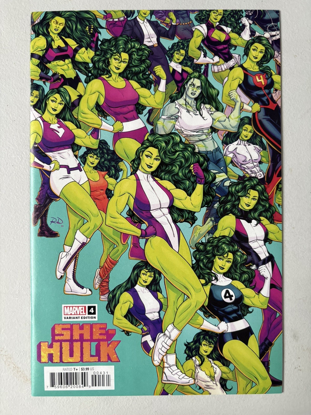 SHE-HULK #4 - DAUTERMAN VARIANT - MARVEL COMICS (2022)