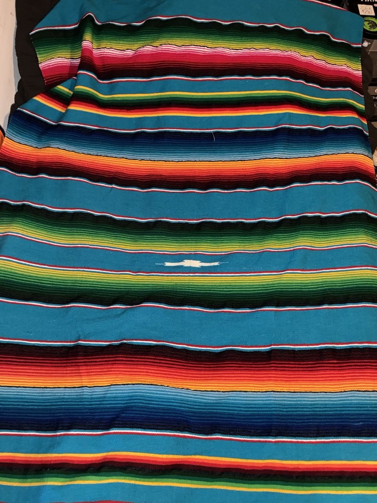 Vintage Wool Mexican Blanket