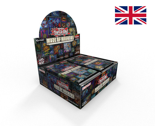 Yugioh Maze of Muertos 24 Booster Display 1st Edition - ENGLISH - NEW MISB
