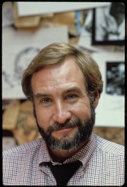 Photo:Tony Auth Cartoonist Portrait 1980s