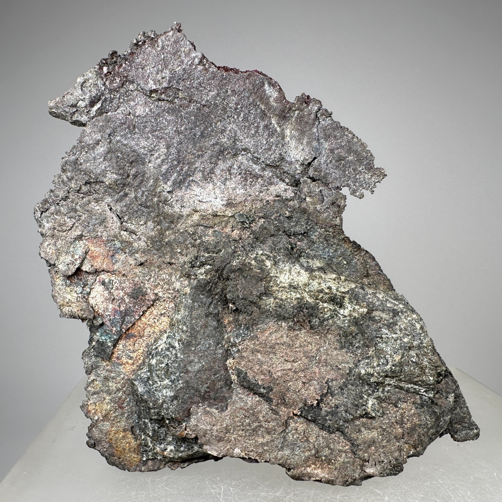 Fine Thick Silver Plate on Matrix: Keeley-Frontier Mine, Cobalt, Ontario, Canada