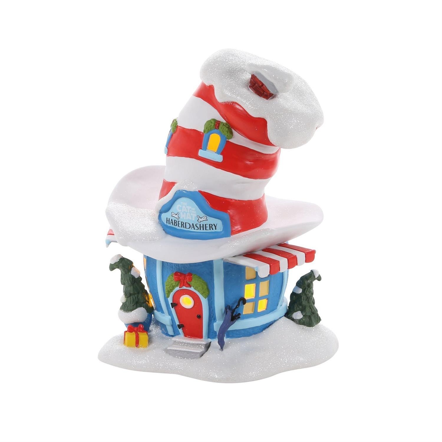 Dept 56 CAT IN THE HAT HABERDASHERY Dr. Seuss Village 6018385 BRAND NEW 2026