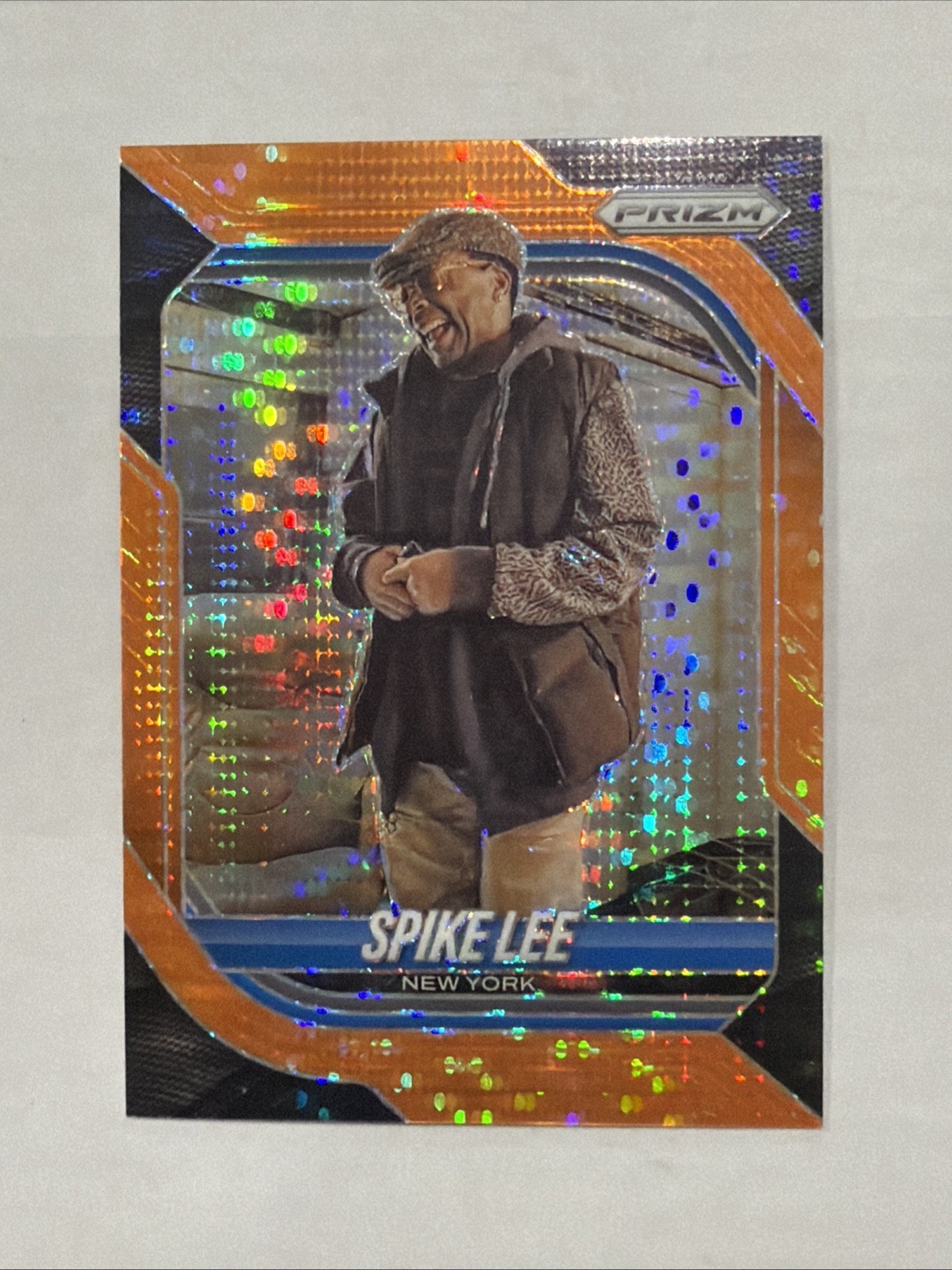 Panini 2025-26 Prizm Basketball Spike Lee #135 Orange Prizm Parallel  001/175