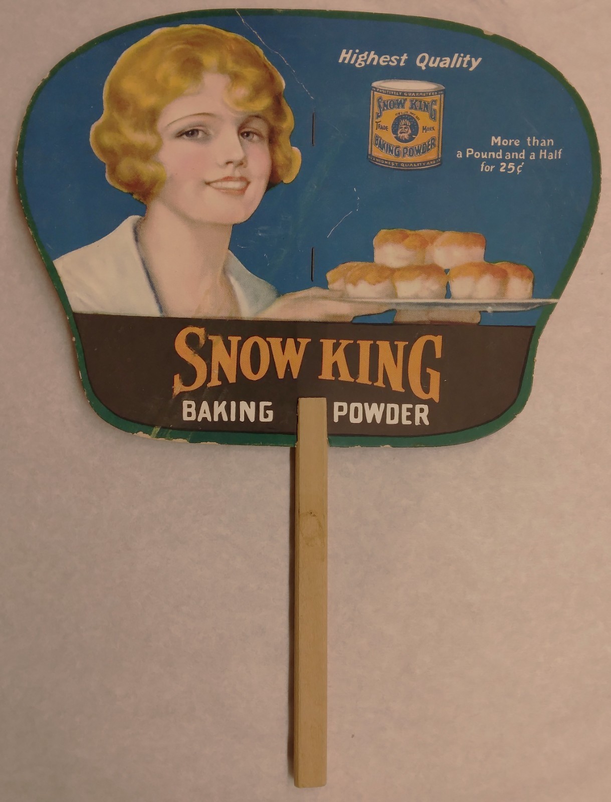 c1915 Ad Hand Fan for \