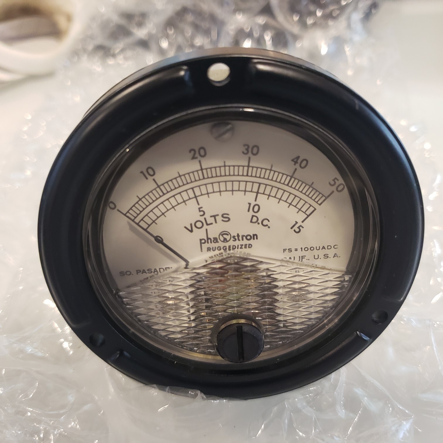 PHAOSTRON INSTRUMENT VOLTMETER 2078944 2078944PC2 6625-00-782-1176