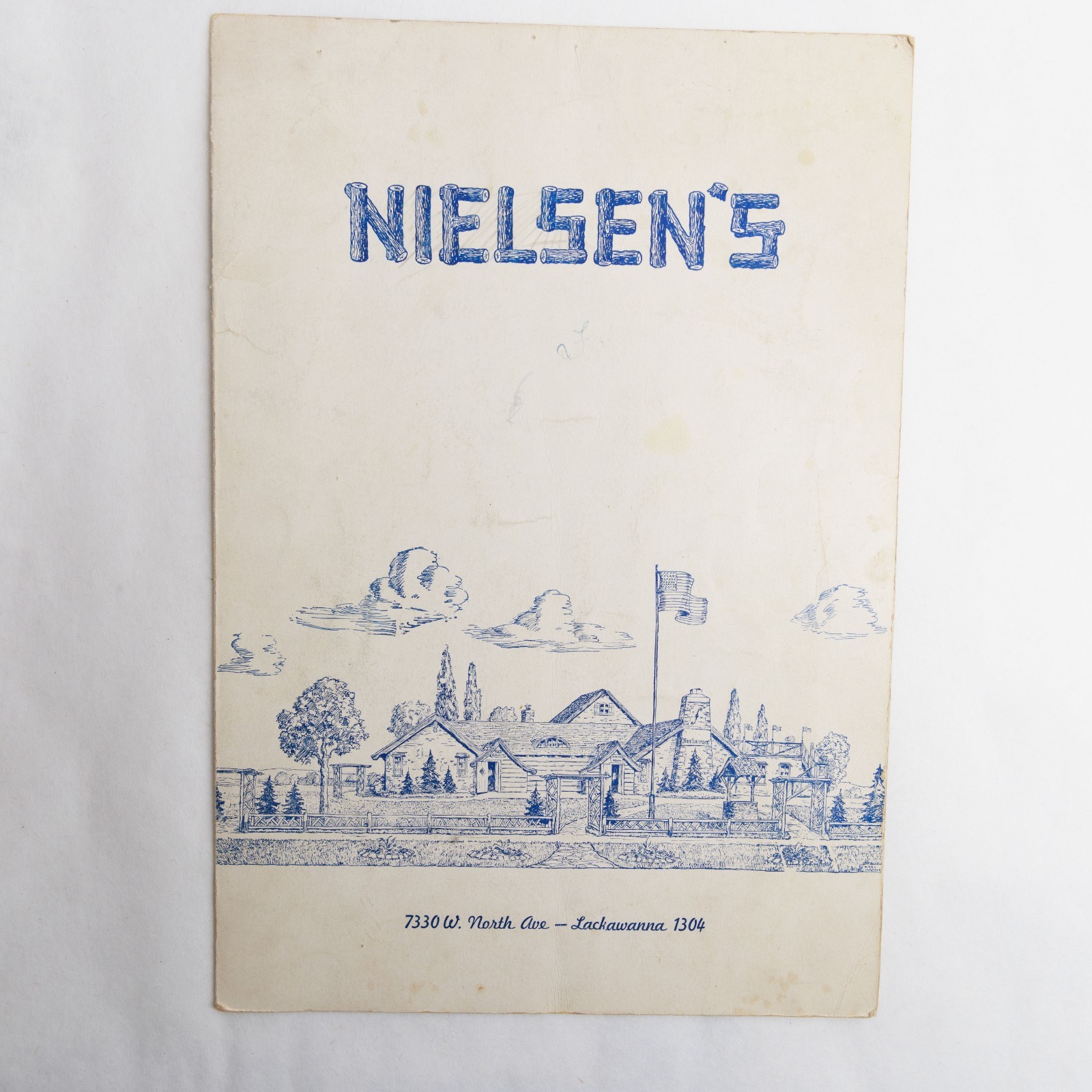 Vintage Nielsen\'s Restaurant Menu Elmwood Park IL 1940\'s Vintage Nielsen\'s Restaurant Menu Elmwood Park IL 1940\'s