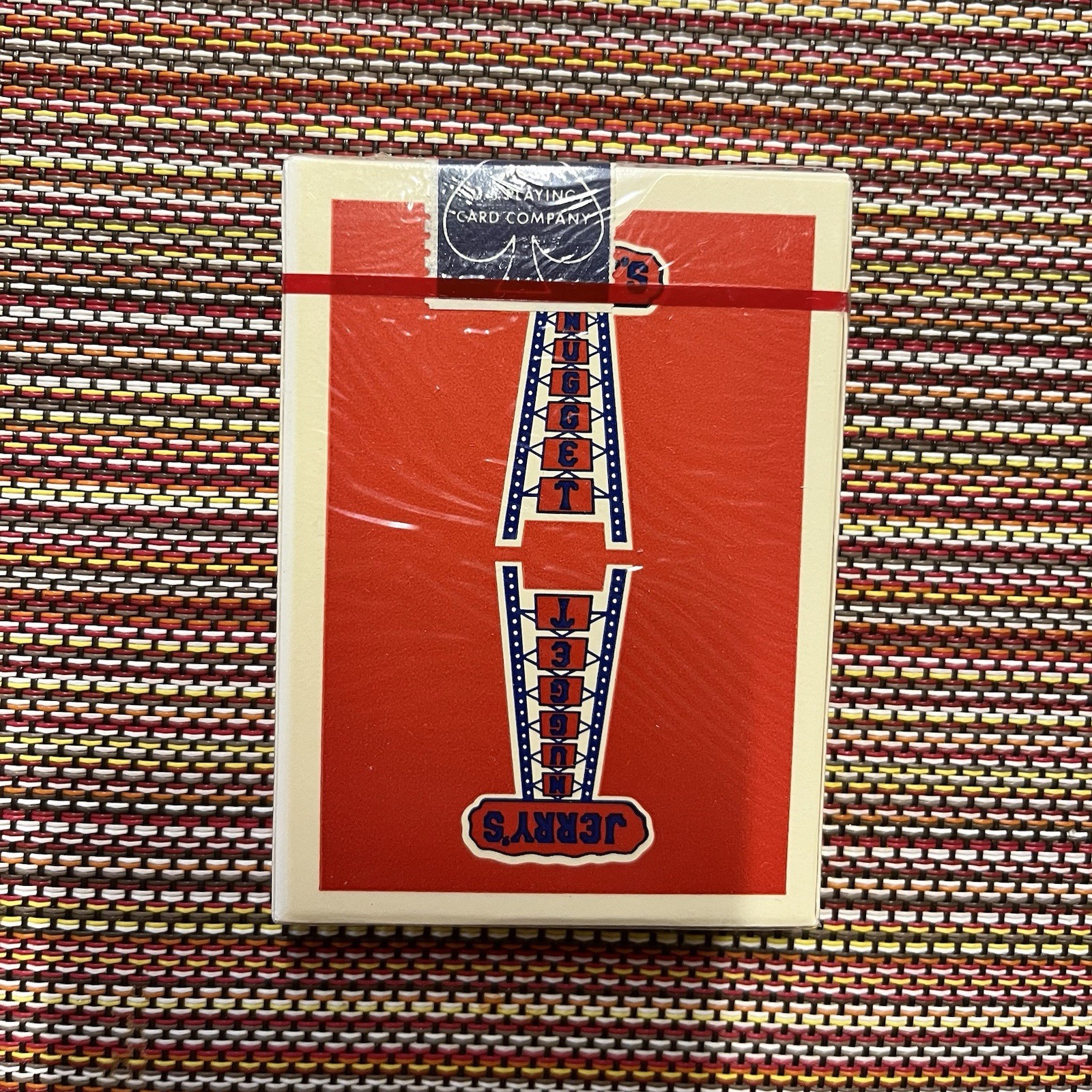 Authentic Sealed 1970’s Jerry\'s Nugget Playing Cards RED As-Issued Not Repros