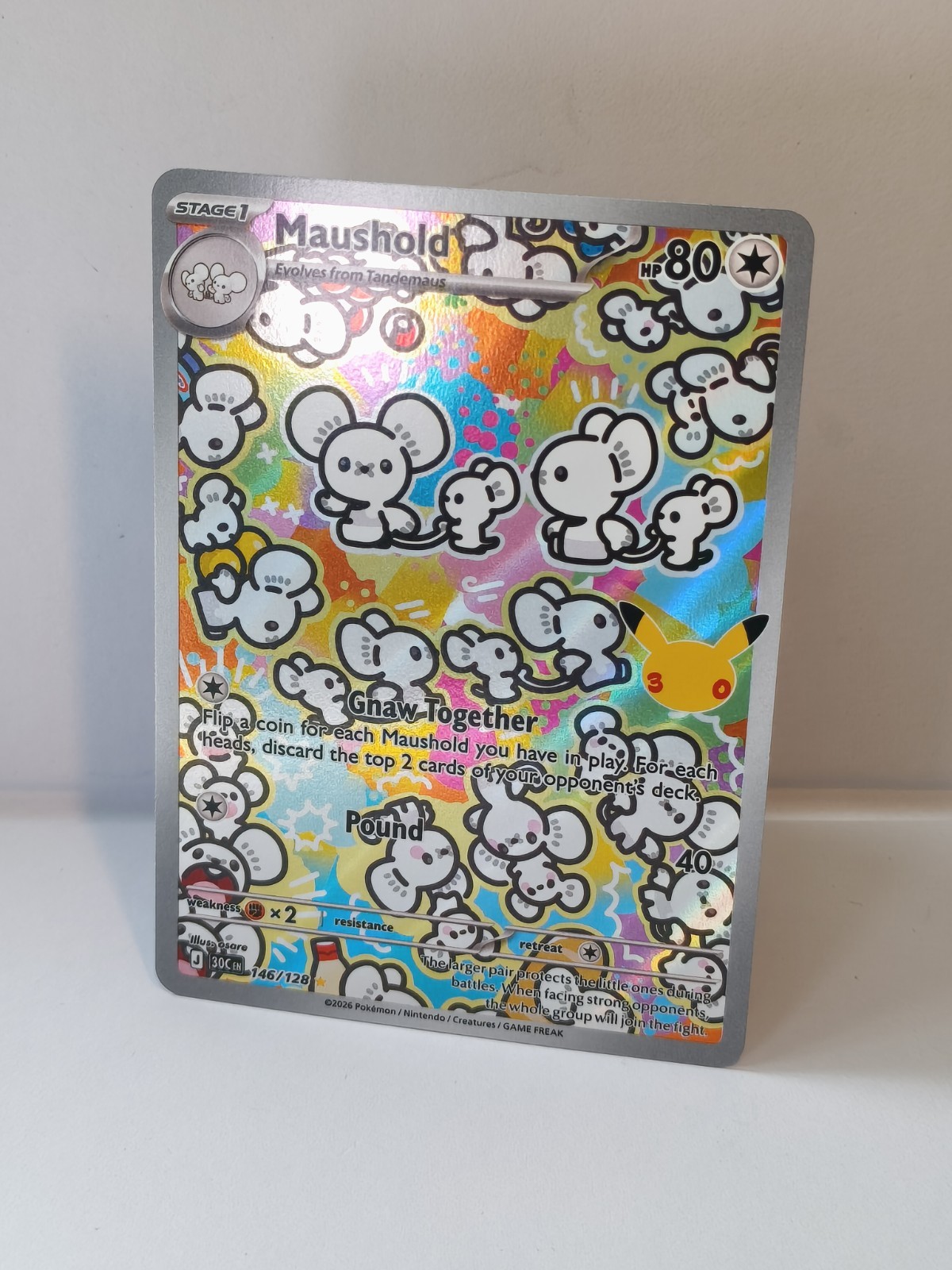 Maushold 146/128 IR ENG Pokemon 30th Anniversary 2026