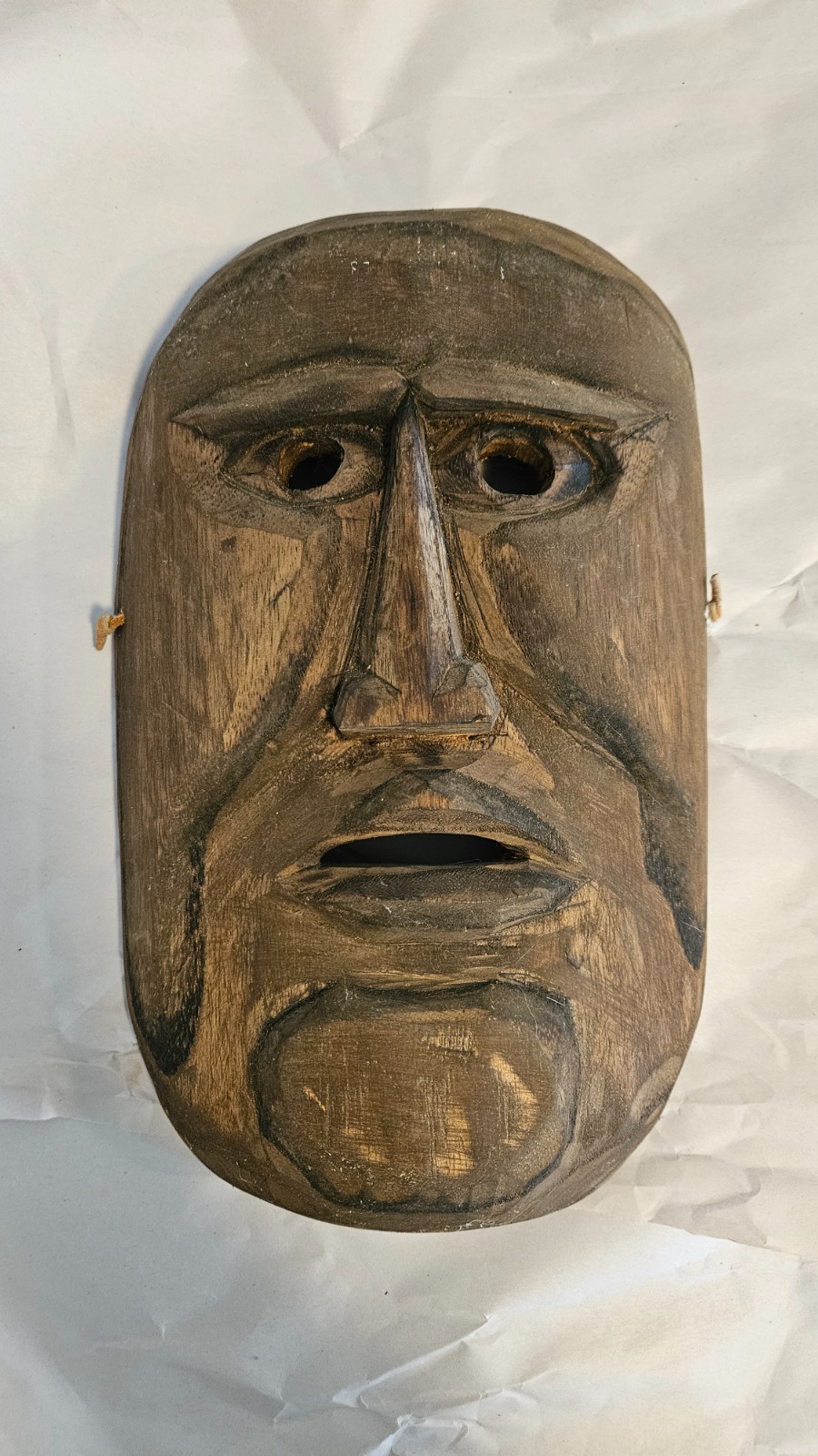 Vintage Cherokee Booger Mask Carved Wood