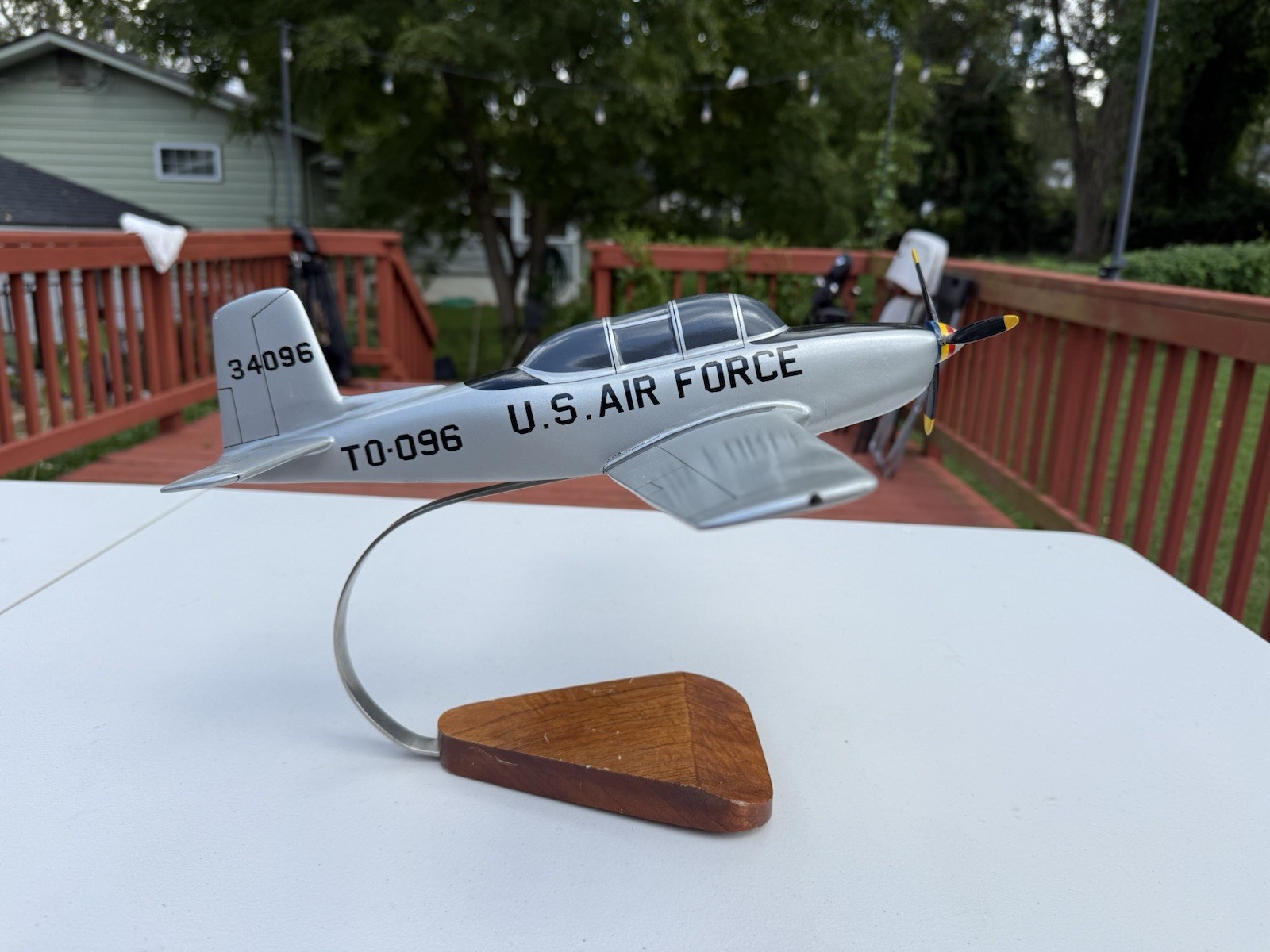 Pacific Aircraft USAF Beechcraft T0-096 Model 1/24 SC Airplane READ.