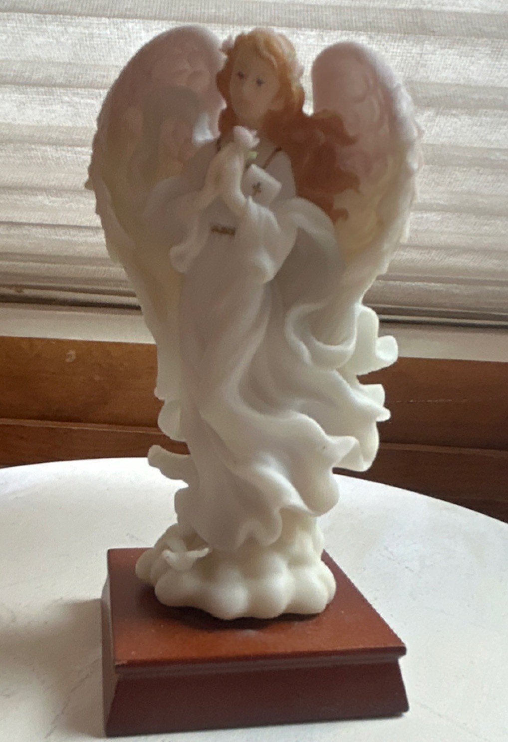 VTG Seraphim Classics Memorial Angel Figurine 'In God's Care' Ceramic Christian