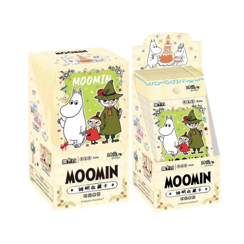 Card Fun MOOMIN Characters Time Letter Anime Collection Trading Cards Sealed Box