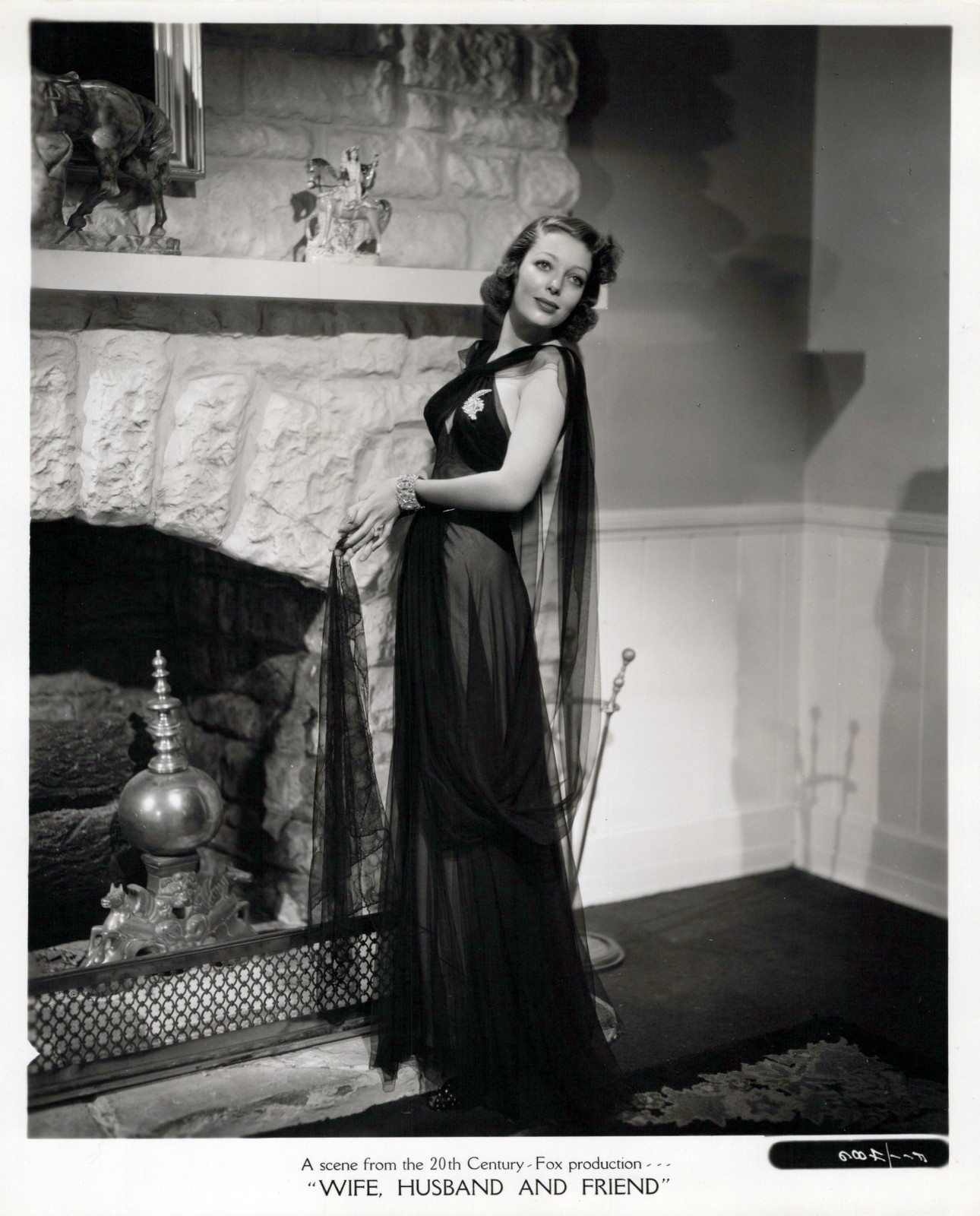 HOLLYWOOD LORETTA YOUNG STYLISH POSE STUNNING PORTRAIT 1930s ORIG PHOTO MA91