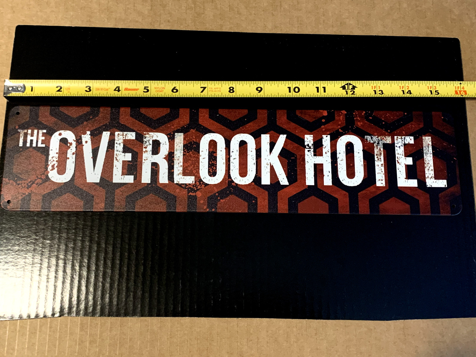 THE OVERLOOK HOTEL TIN SIGN 15.5