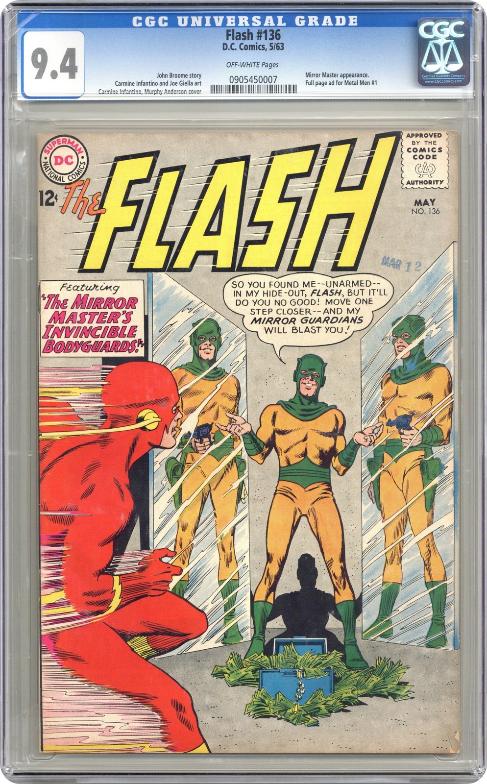 Flash #136 CGC 9.4 1963 0905450007