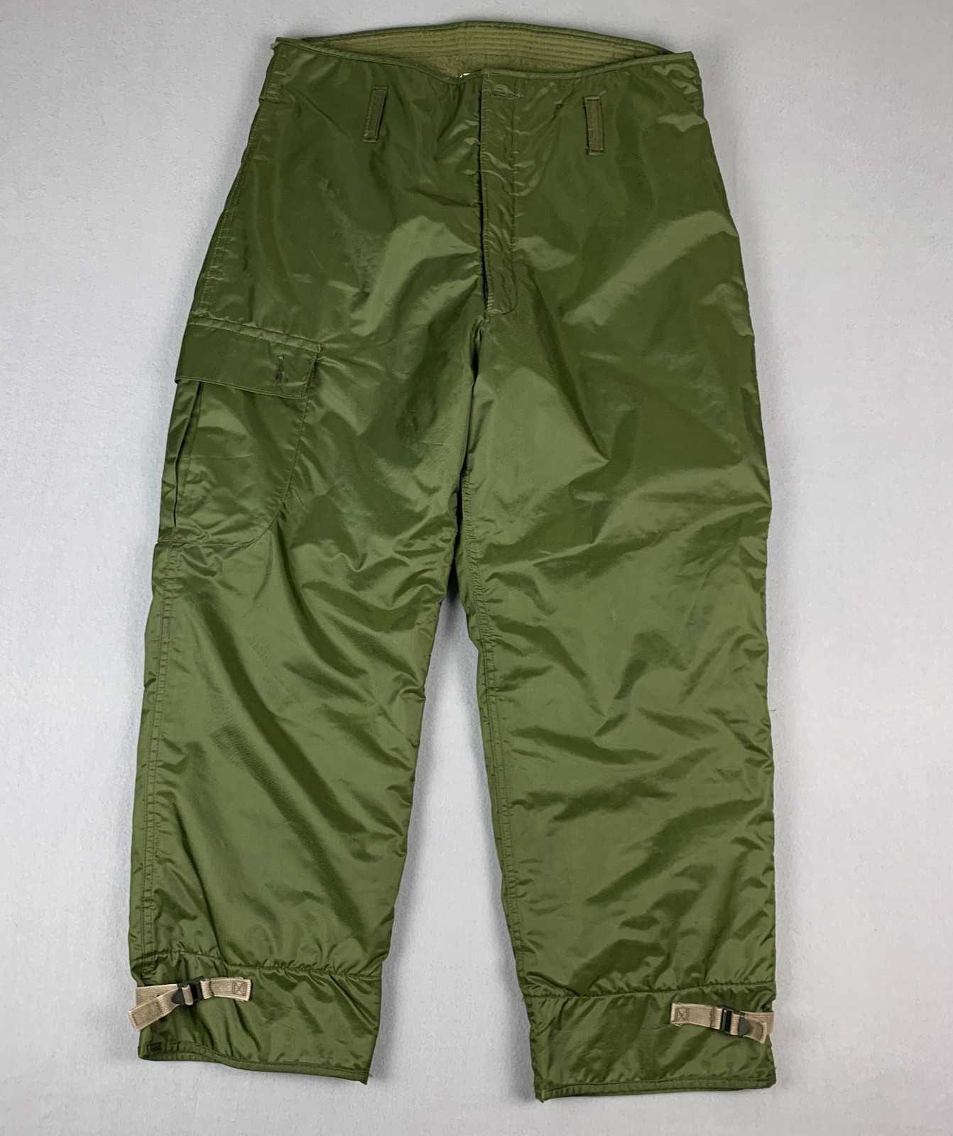 1984 US Military Extreme Cold Weather Impermeable Pants Large 35-38 Alpha In