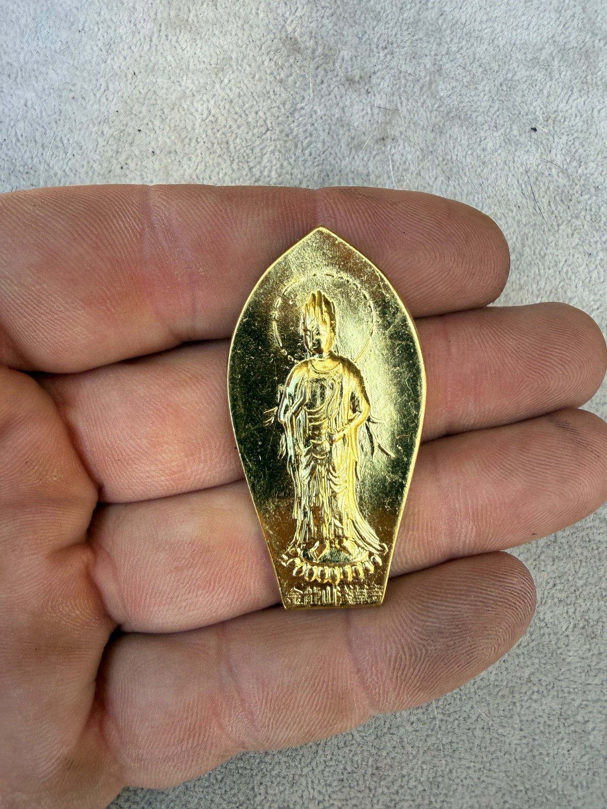 Sensoji Temple Lotus Guardian Prayer Talisman WB#1