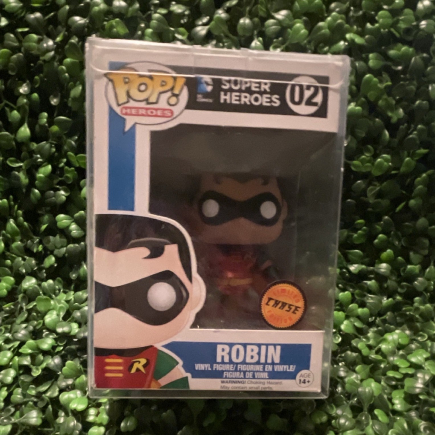 Limited rare Chase Metallic Robin Funko POP DC Heroes Figurine Multicolor #02 