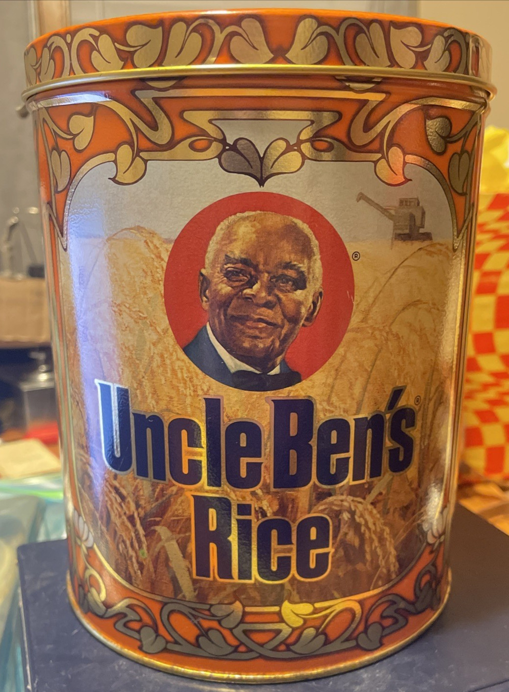 Uncle Ben\'s Rice Limited Edition 40th Anniversary Tin 1943-1983 Collectible Can