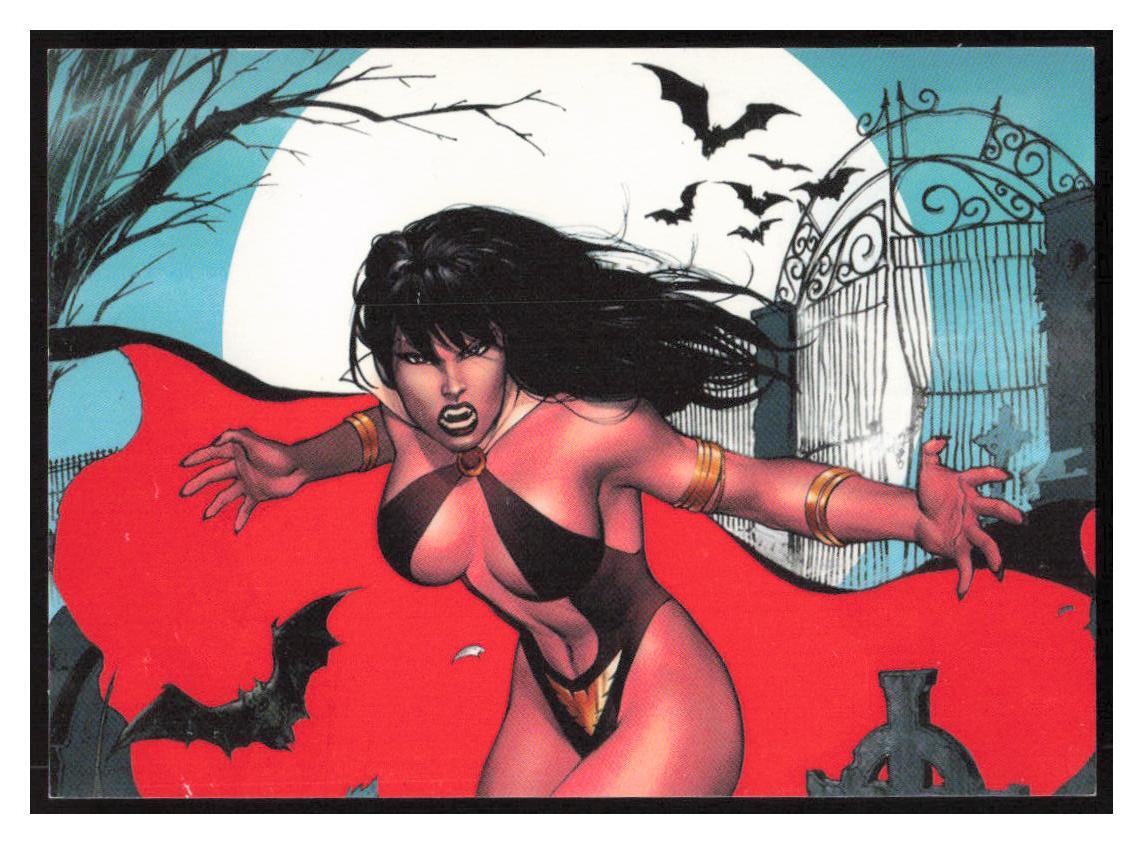 2012 Breygent Vampirella - All New- 2-Panel Puzzles #NNO Vampirella Gravesite -