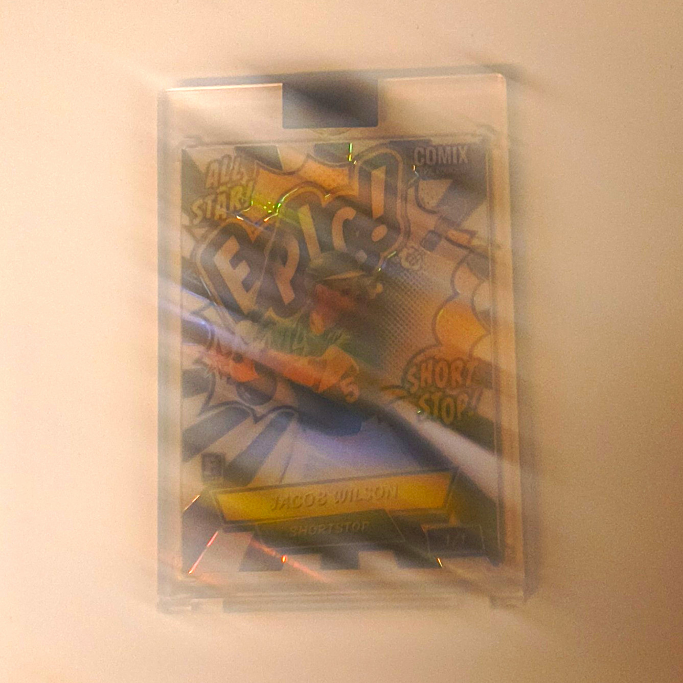 Topps 2024 Topps Fire The Very Best TV-1 Jacob Wilson Gold Parallel Card